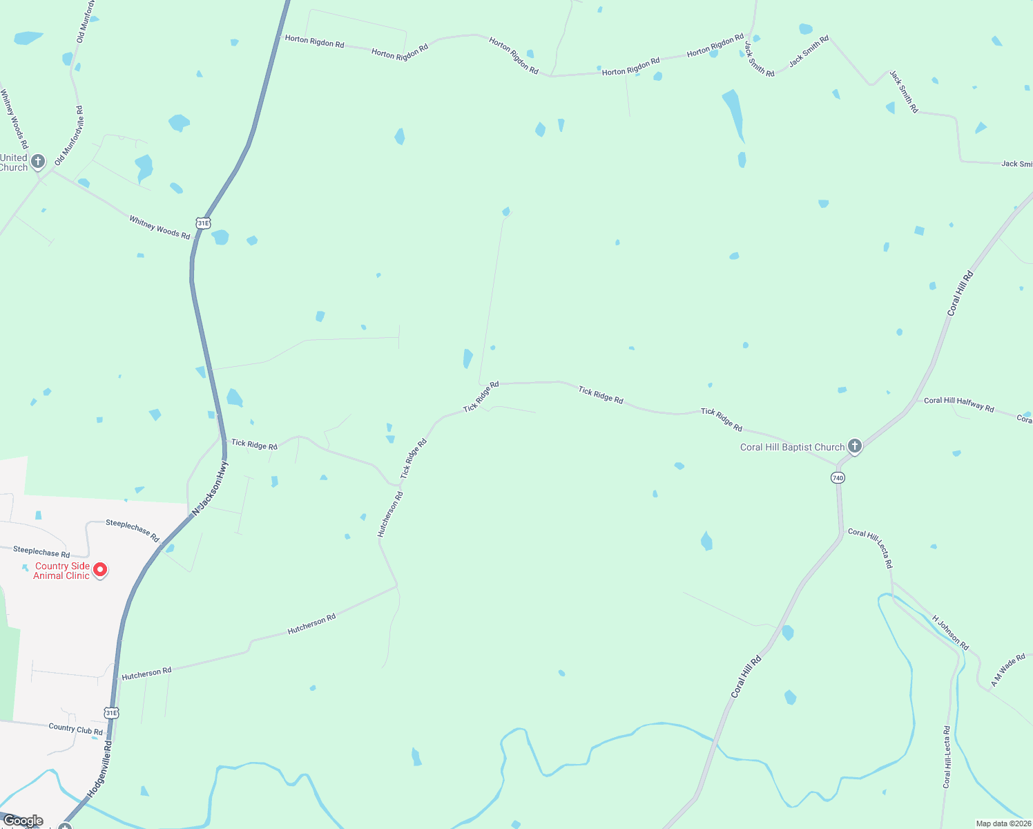 map of restaurants, bars, coffee shops, grocery stores, and more near 1-199 Ridge View Drive in Glasgow
