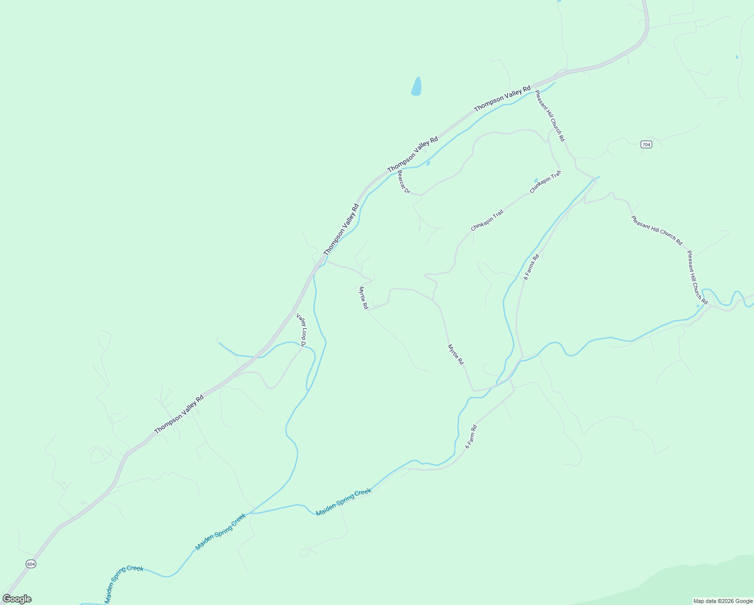 map of restaurants, bars, coffee shops, grocery stores, and more near 560 Myrtle Road in Tazewell