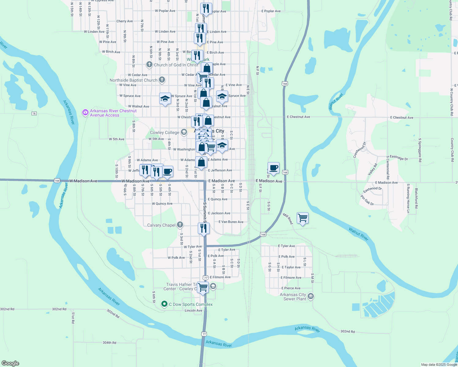 607 South C Street, Arkansas City KS Walk Score