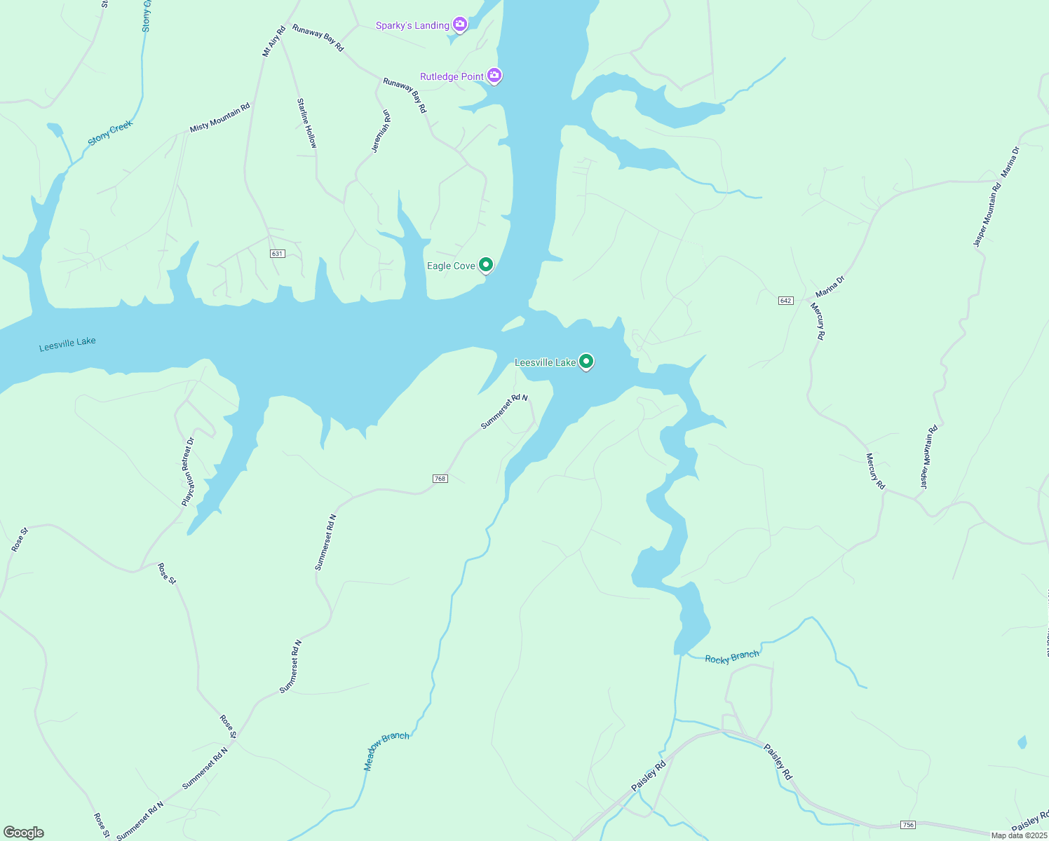 map of restaurants, bars, coffee shops, grocery stores, and more near 3324 Summerset Road North in Gretna