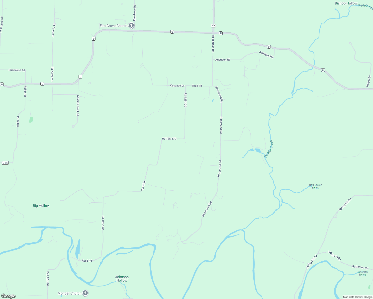 map of restaurants, bars, coffee shops, grocery stores, and more near 3464 Road 125-17C in Sparta