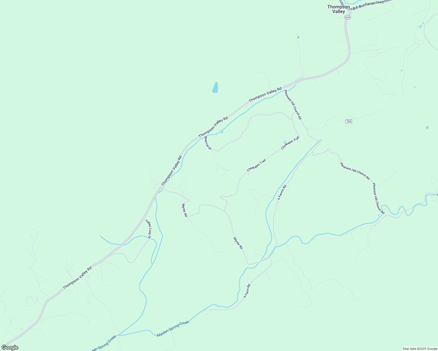 map of restaurants, bars, coffee shops, grocery stores, and more near 395 Bearcat Drive in Tazewell