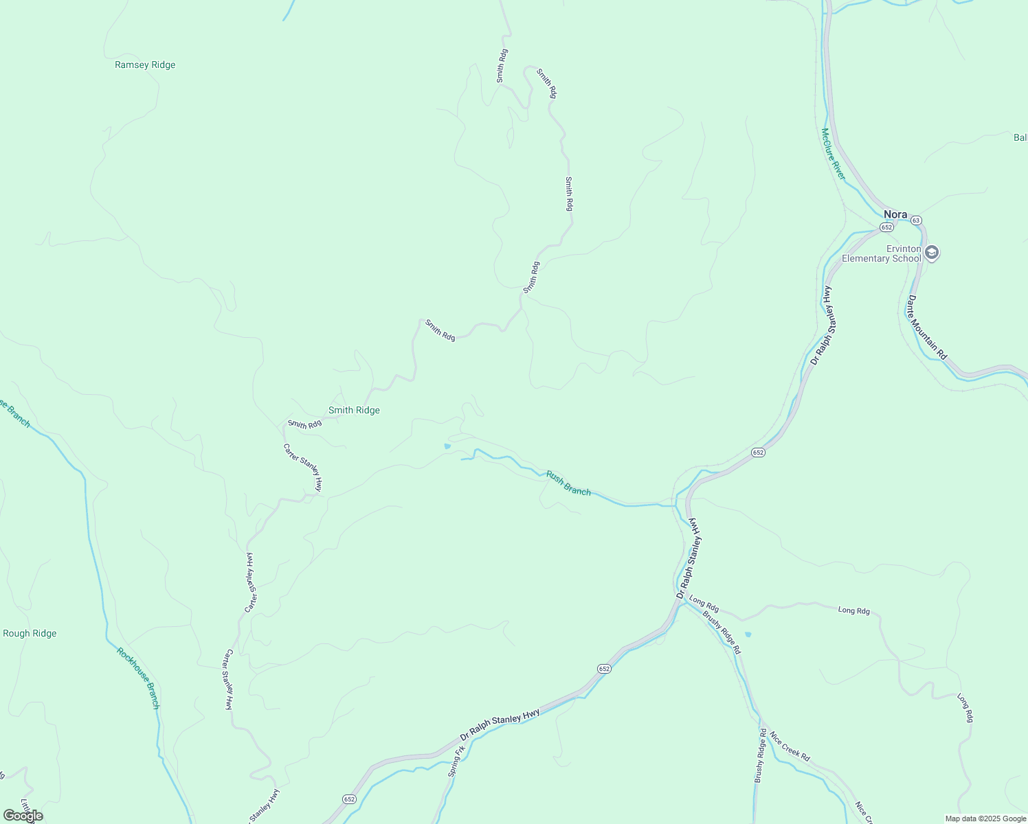 map of restaurants, bars, coffee shops, grocery stores, and more near in McClure