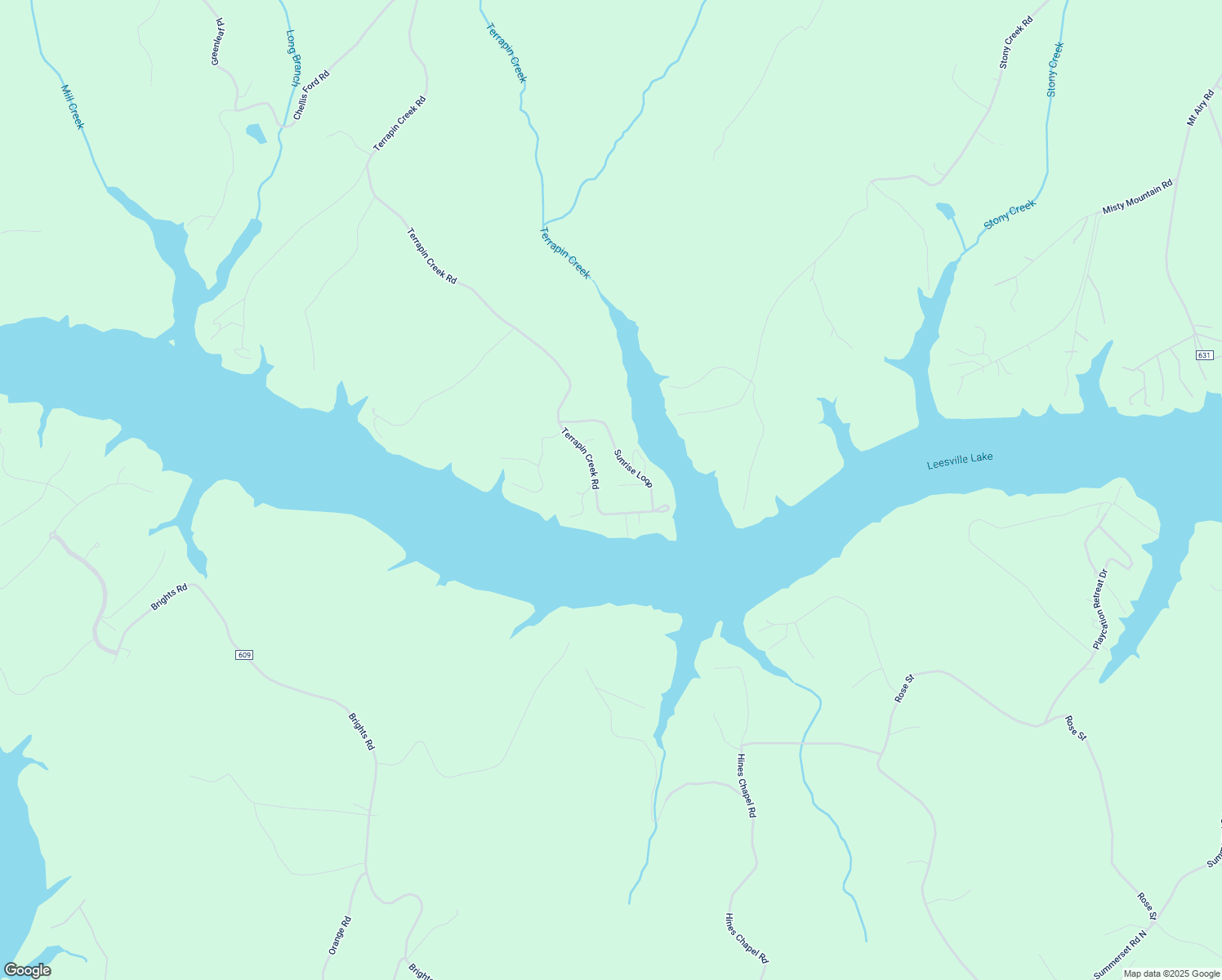 map of restaurants, bars, coffee shops, grocery stores, and more near 2234 Terrapin Creek Road in Lynch Station