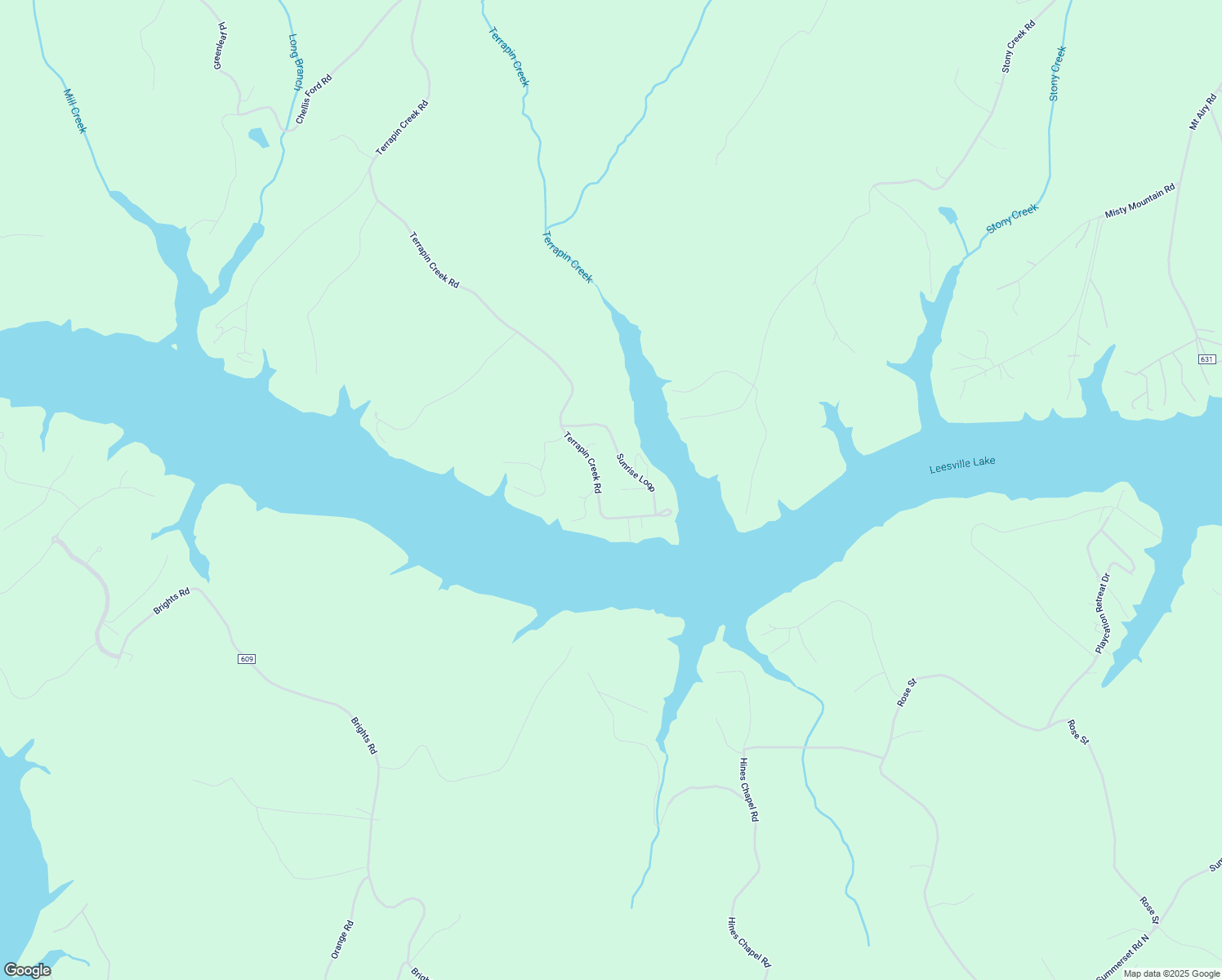 map of restaurants, bars, coffee shops, grocery stores, and more near 2234 Terrapin Creek Road in Lynch Station