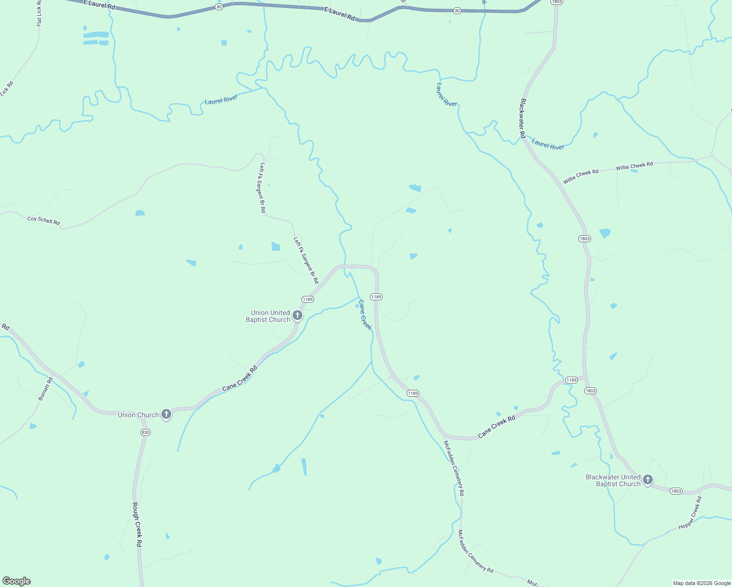 map of restaurants, bars, coffee shops, grocery stores, and more near 6464 Cane Creek Road in London