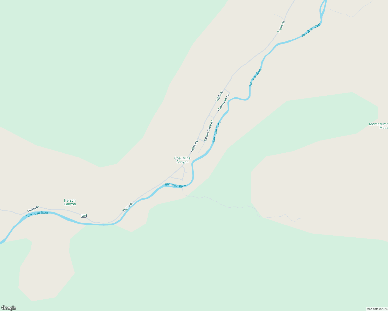 map of restaurants, bars, coffee shops, grocery stores, and more near 684 Estates Circle Road in Pagosa Springs