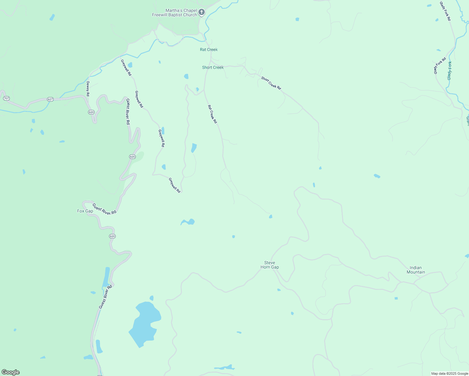 map of restaurants, bars, coffee shops, grocery stores, and more near 9211 Horn Gap Road in Pound