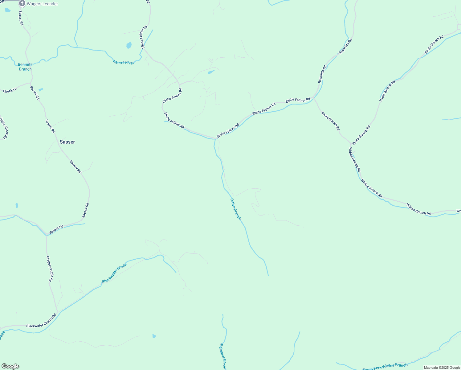 map of restaurants, bars, coffee shops, grocery stores, and more near in Bush