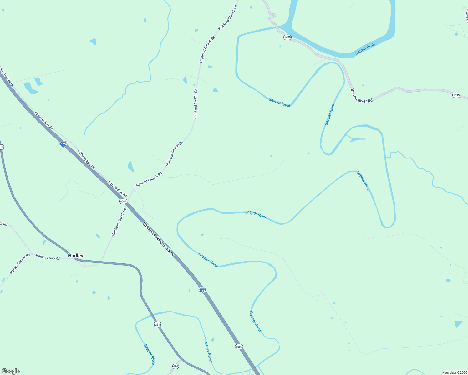 map of restaurants, bars, coffee shops, grocery stores, and more near Wand Cemetery Road in Bowling Green