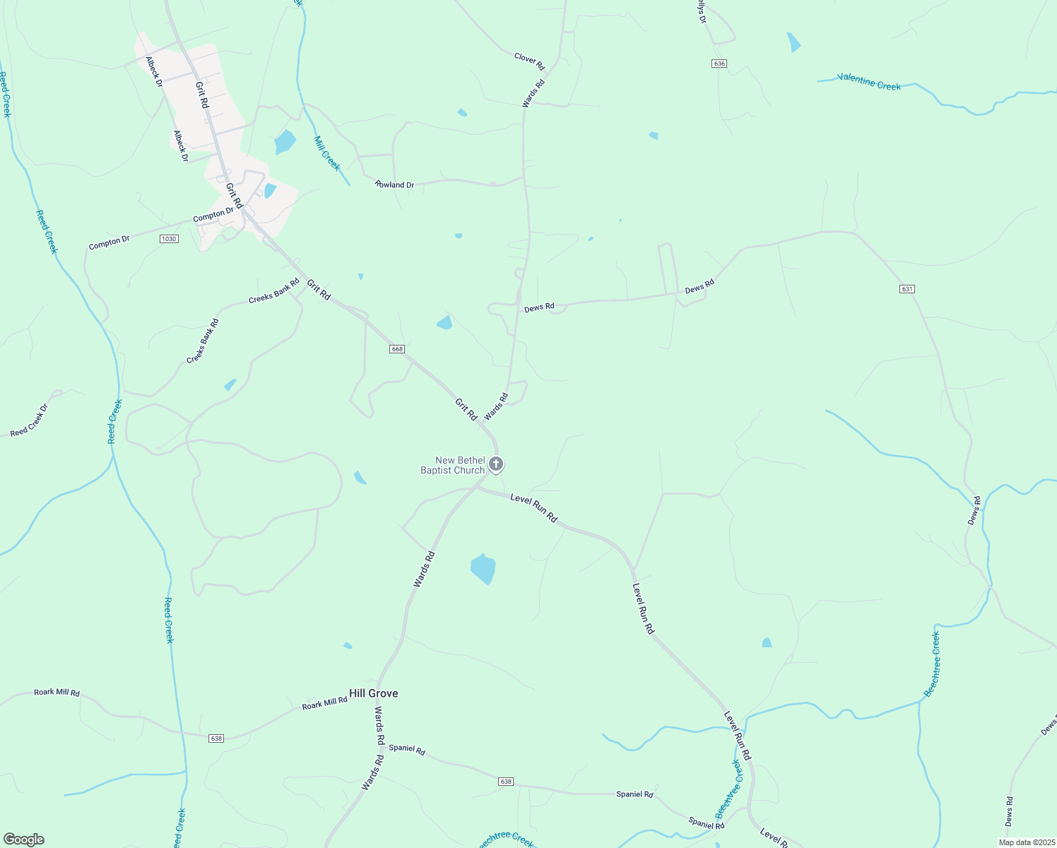 map of restaurants, bars, coffee shops, grocery stores, and more near 3988 Wards Road in Hurt
