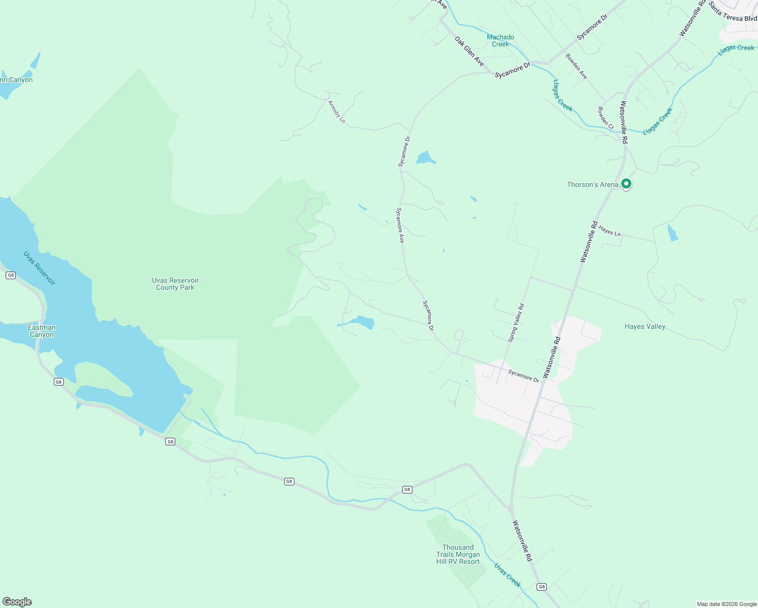 map of restaurants, bars, coffee shops, grocery stores, and more near 13900 Sheila Avenue in Morgan Hill
