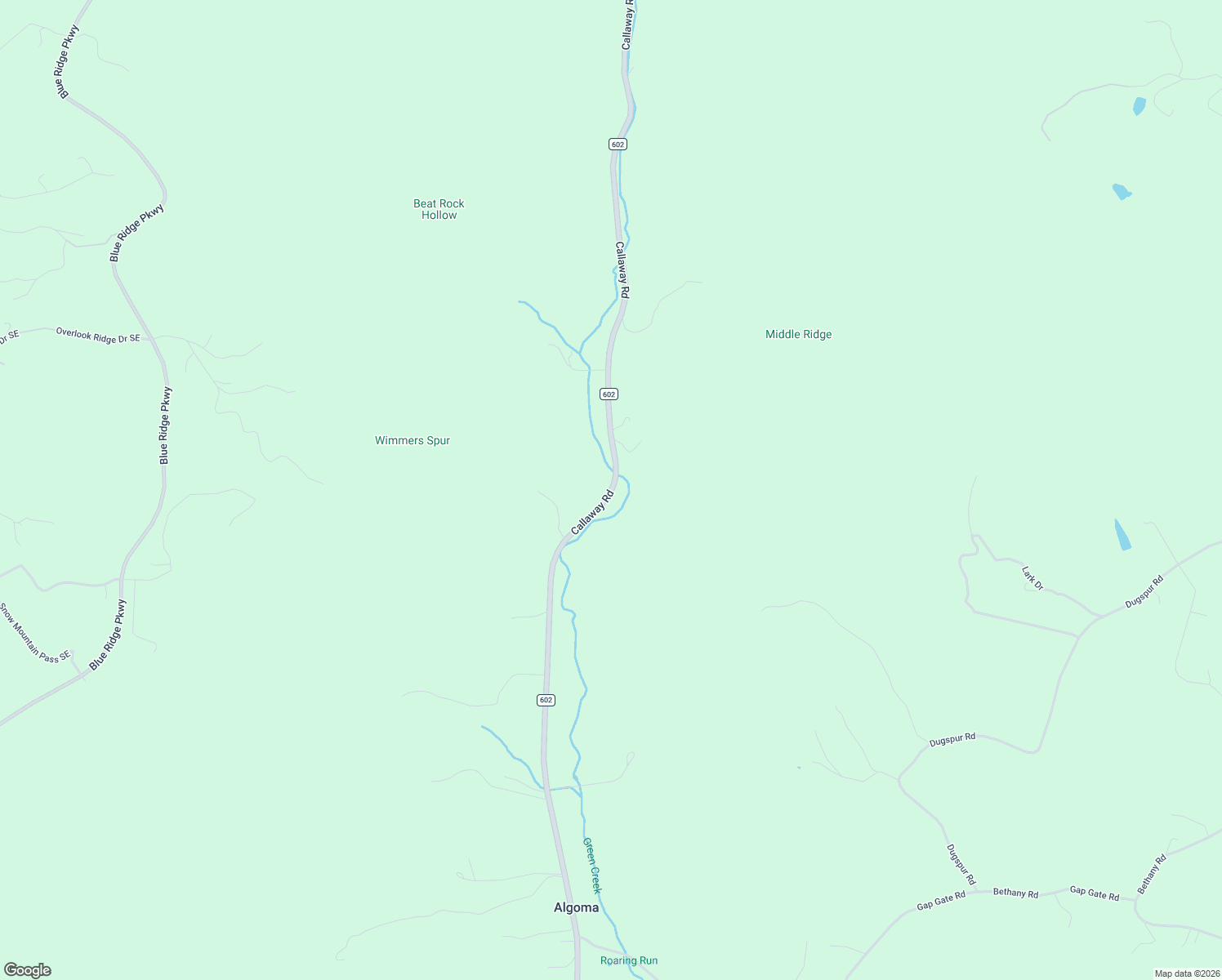 map of restaurants, bars, coffee shops, grocery stores, and more near 13357 Callaway Road in Callaway