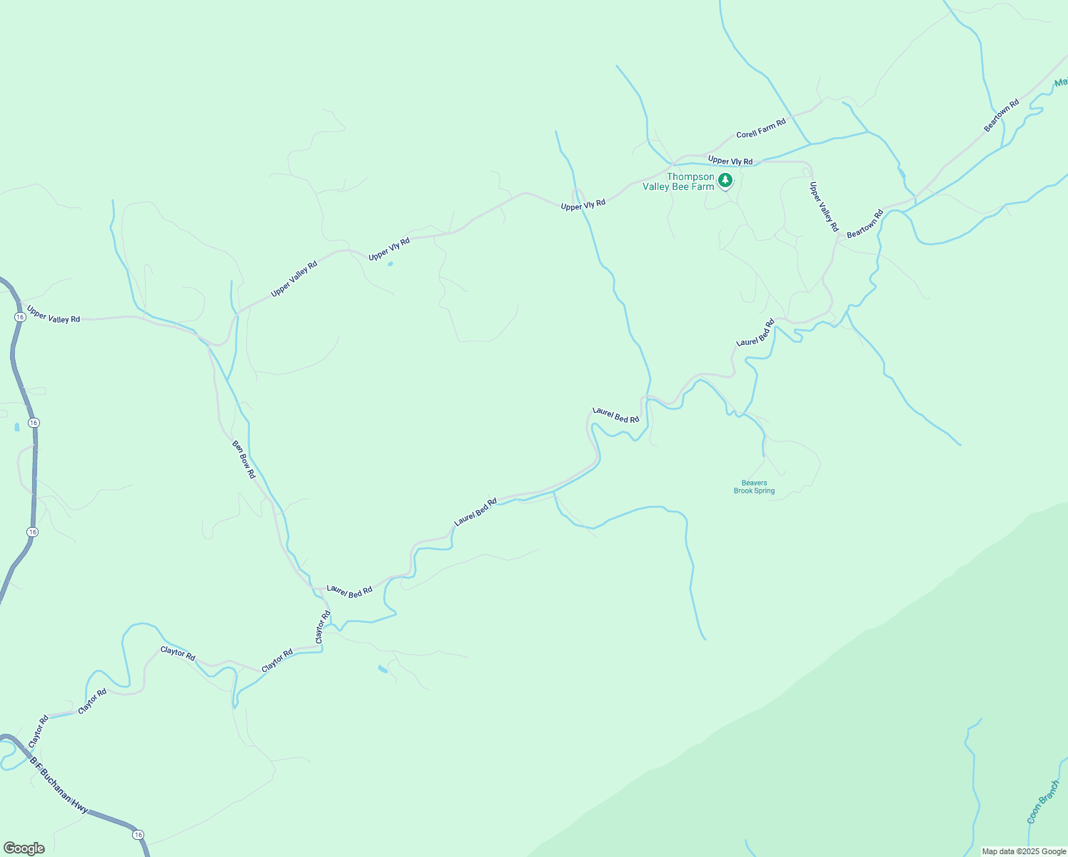 map of restaurants, bars, coffee shops, grocery stores, and more near 819 Laurel Bed Road in Tazewell