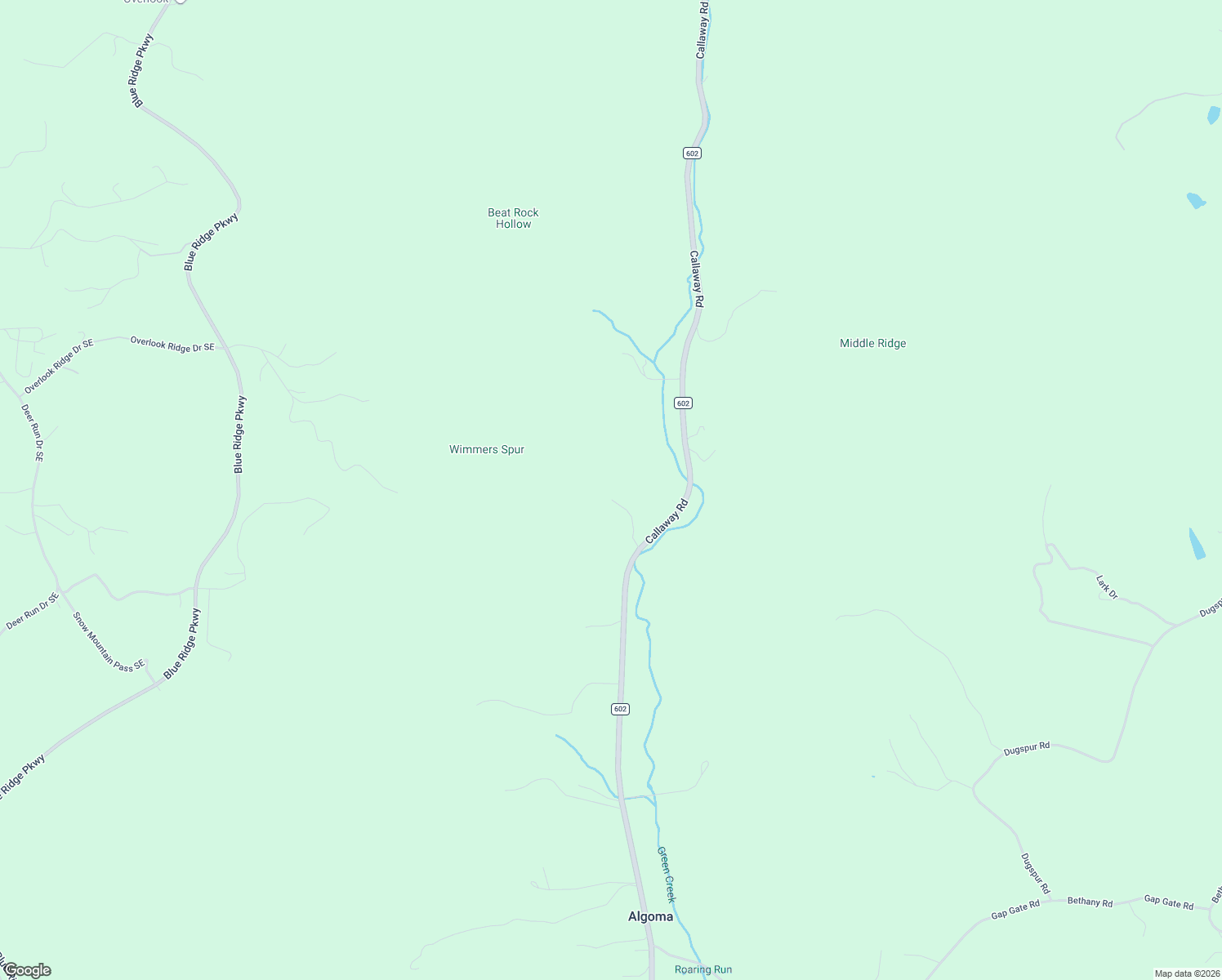 map of restaurants, bars, coffee shops, grocery stores, and more near 13357 Callaway Road in Callaway