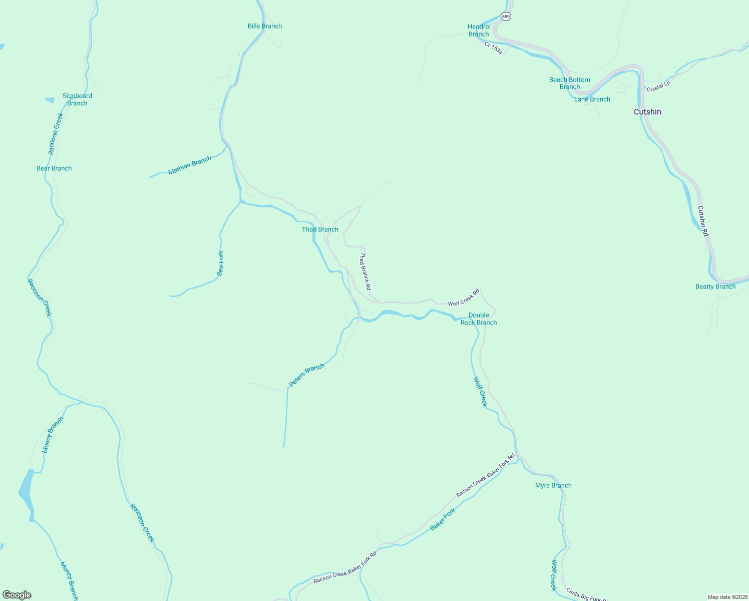 map of restaurants, bars, coffee shops, grocery stores, and more near Cinda-Big Fork-Big Rock Road in Yeaddiss
