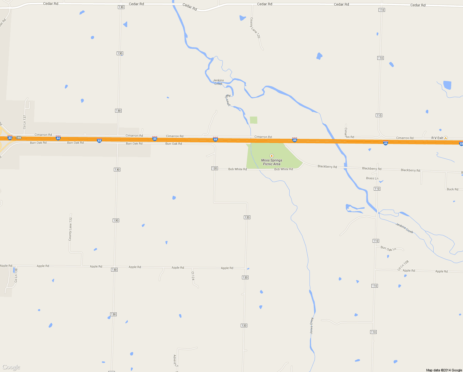 map of restaurants, bars, coffee shops, grocery stores, and more near 1848 County Road 120 in Carthage