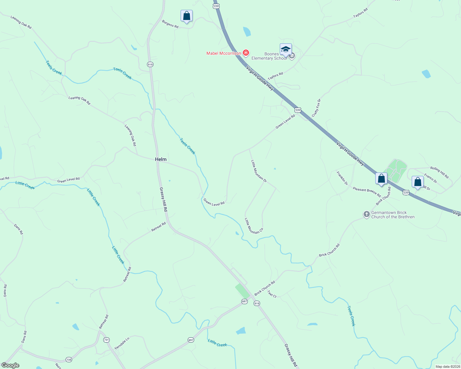 map of restaurants, bars, coffee shops, grocery stores, and more near 3548 Green Level Rd in Rocky Mt
