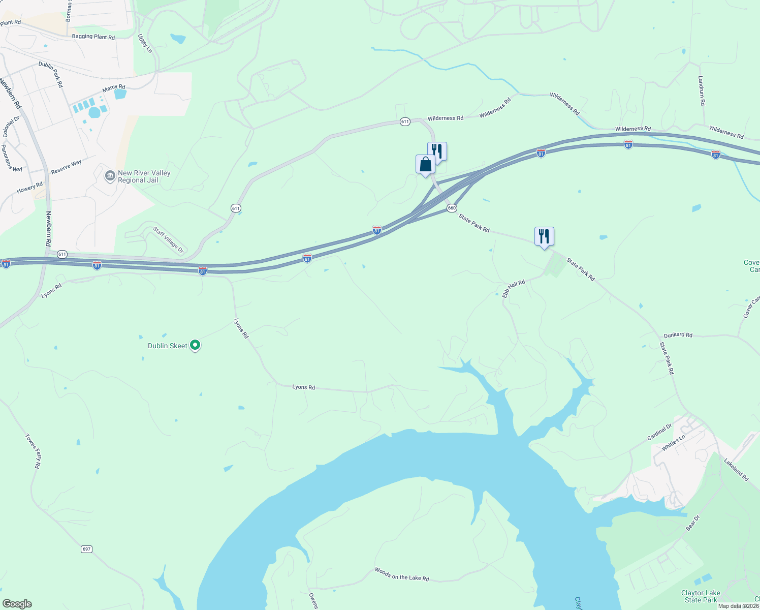 map of restaurants, bars, coffee shops, grocery stores, and more near 5179 Deertrot Road in Dublin