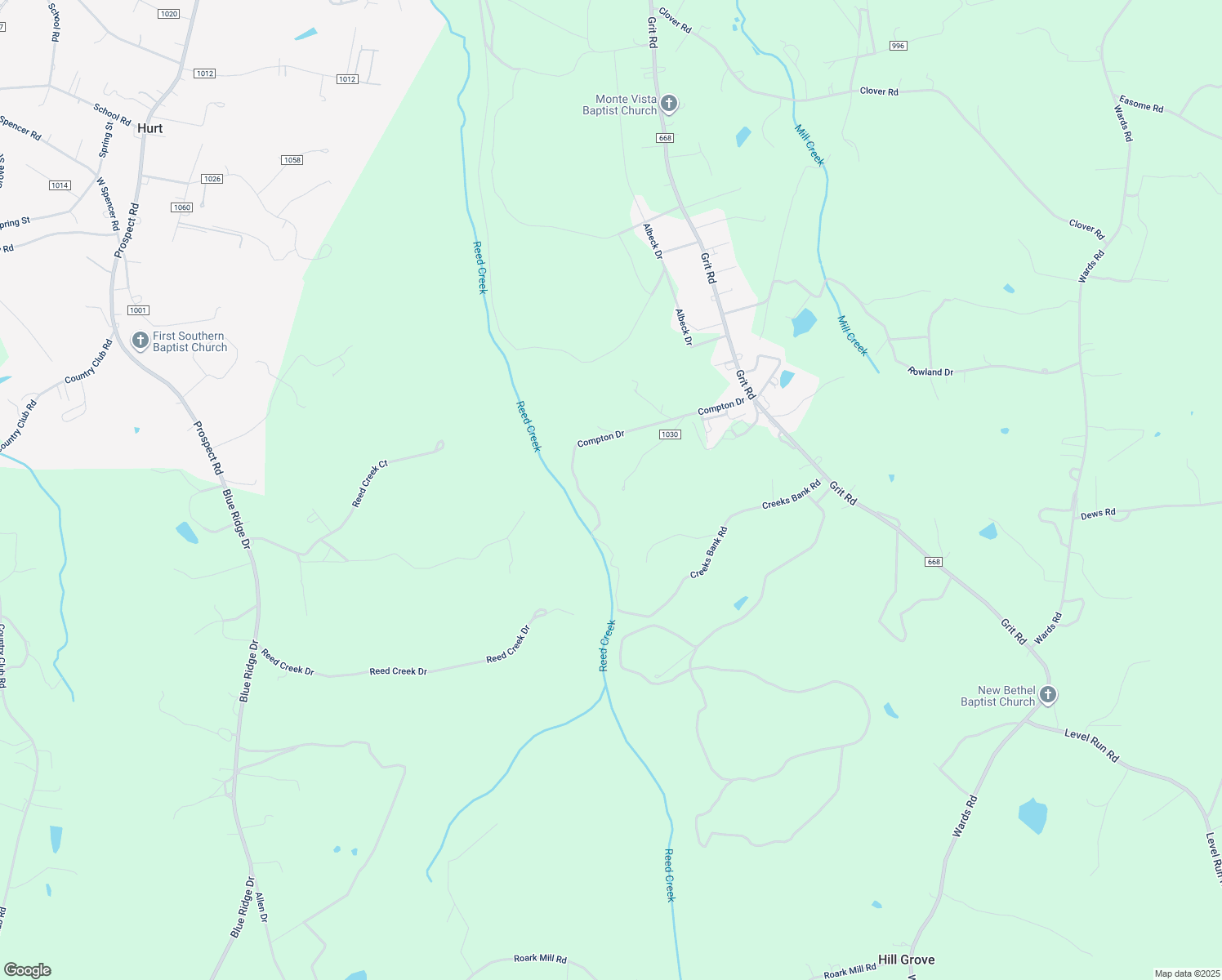 map of restaurants, bars, coffee shops, grocery stores, and more near in Hurt