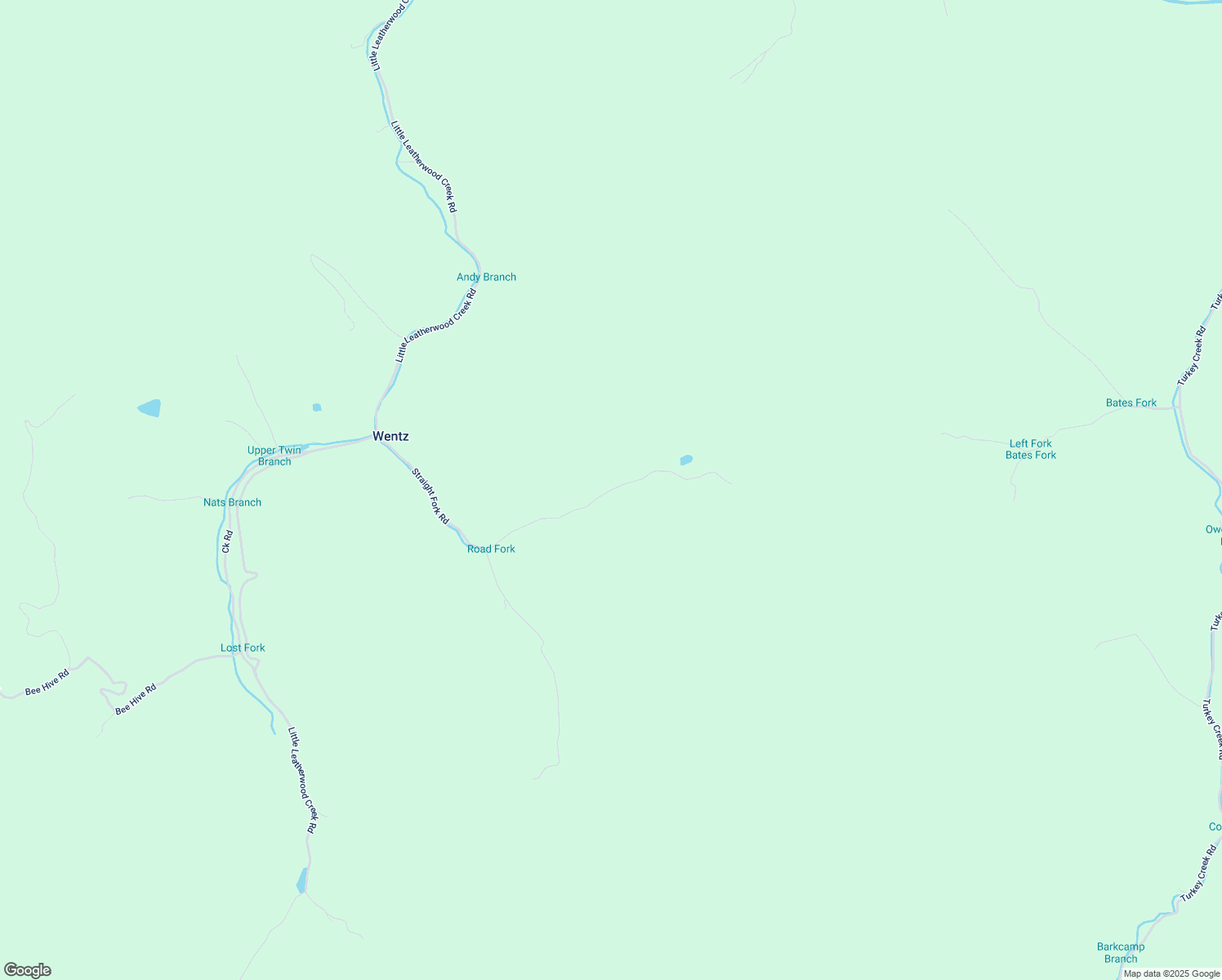 map of restaurants, bars, coffee shops, grocery stores, and more near Straight Fork Road in Cornettsville
