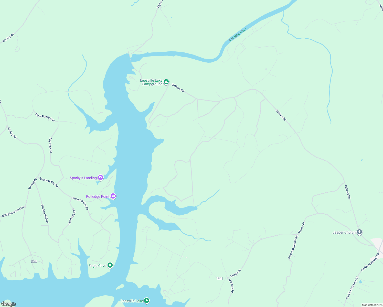 map of restaurants, bars, coffee shops, grocery stores, and more near 2317 Gallows Road in Gretna