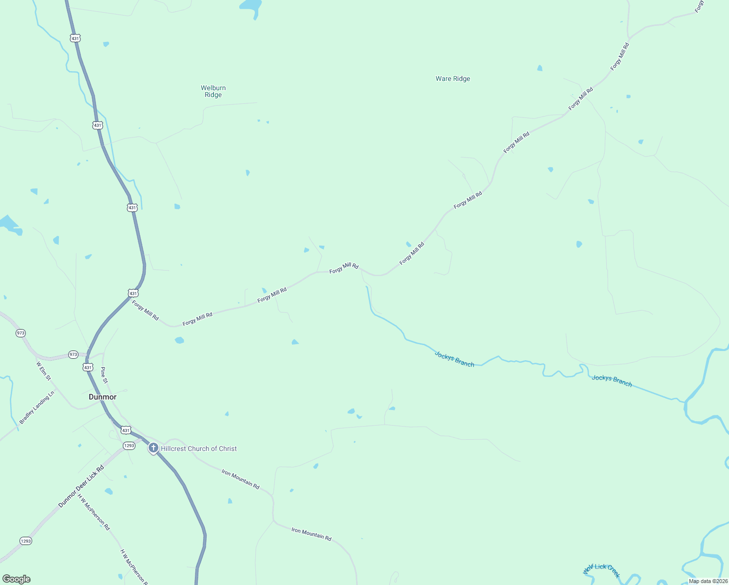 map of restaurants, bars, coffee shops, grocery stores, and more near 61-63 Jockey Creek Lane in Dunmor