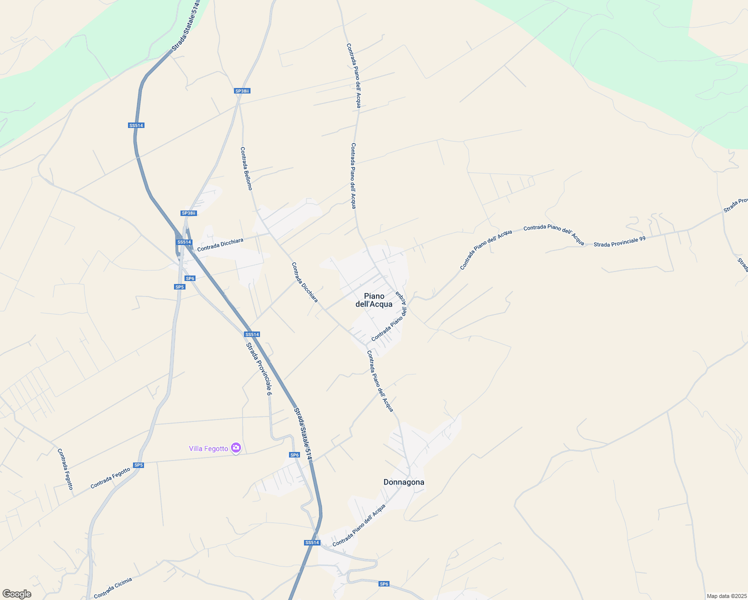 map of restaurants, bars, coffee shops, grocery stores, and more near in Piano dell'Acqua