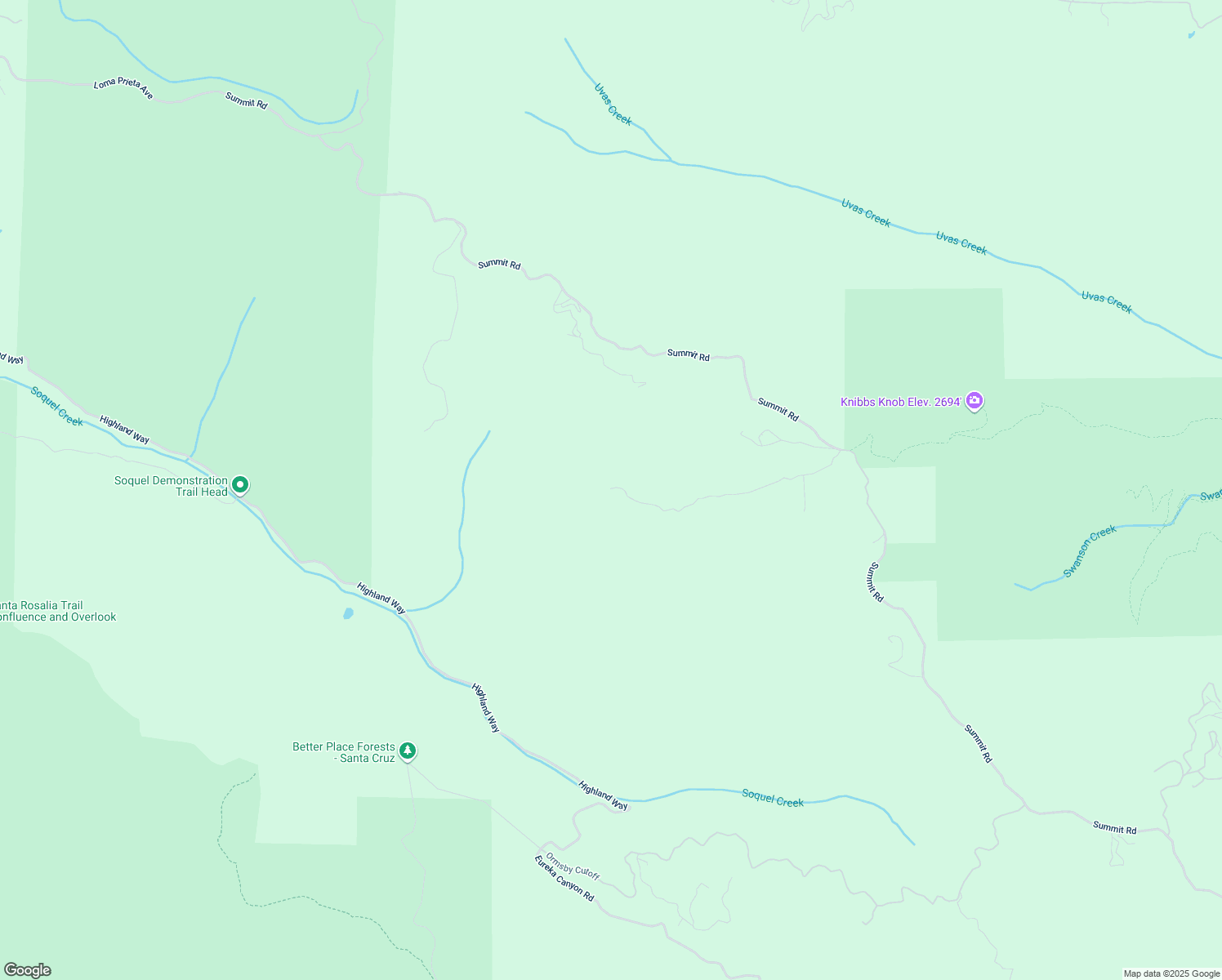 map of restaurants, bars, coffee shops, grocery stores, and more near 620 Maymens Flat Road in Los Gatos