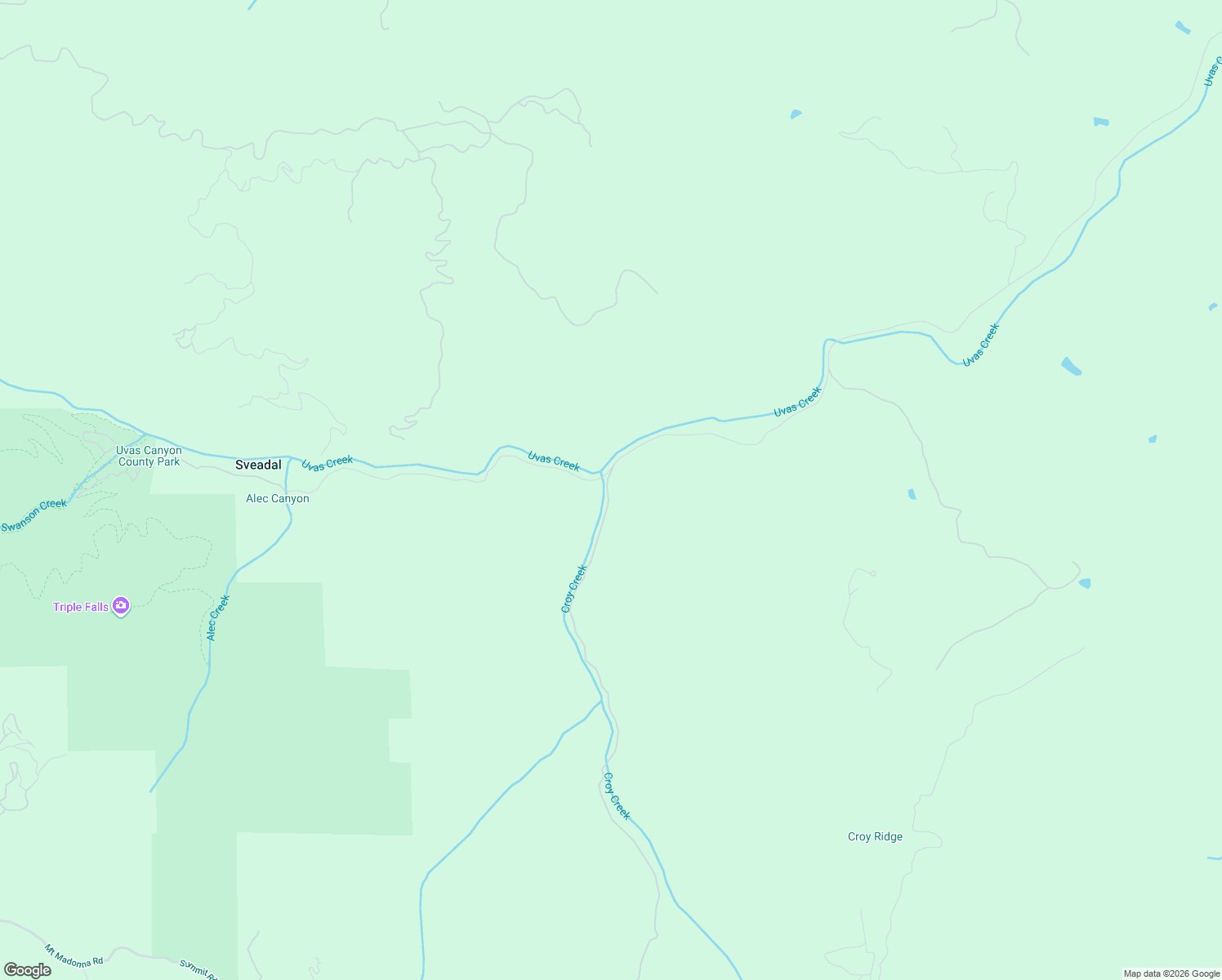 map of restaurants, bars, coffee shops, grocery stores, and more near McPhee Road in Morgan Hill