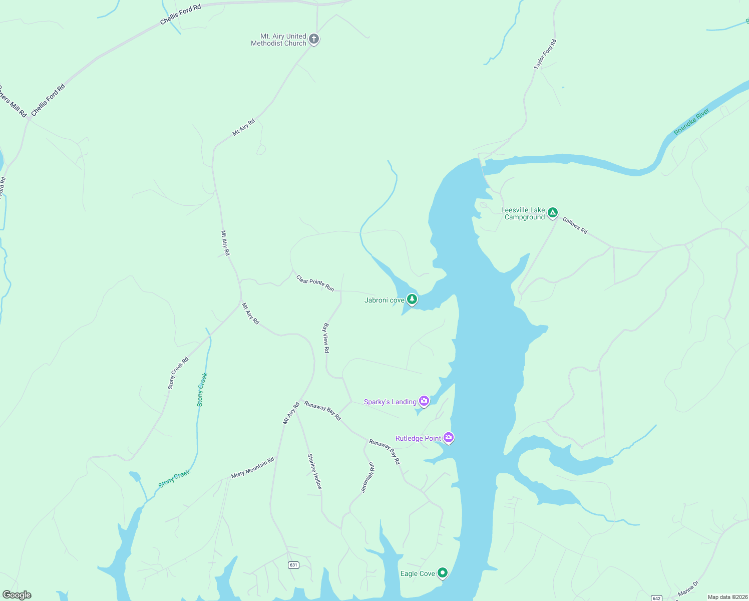 map of restaurants, bars, coffee shops, grocery stores, and more near Waterway Court in Lynch Station
