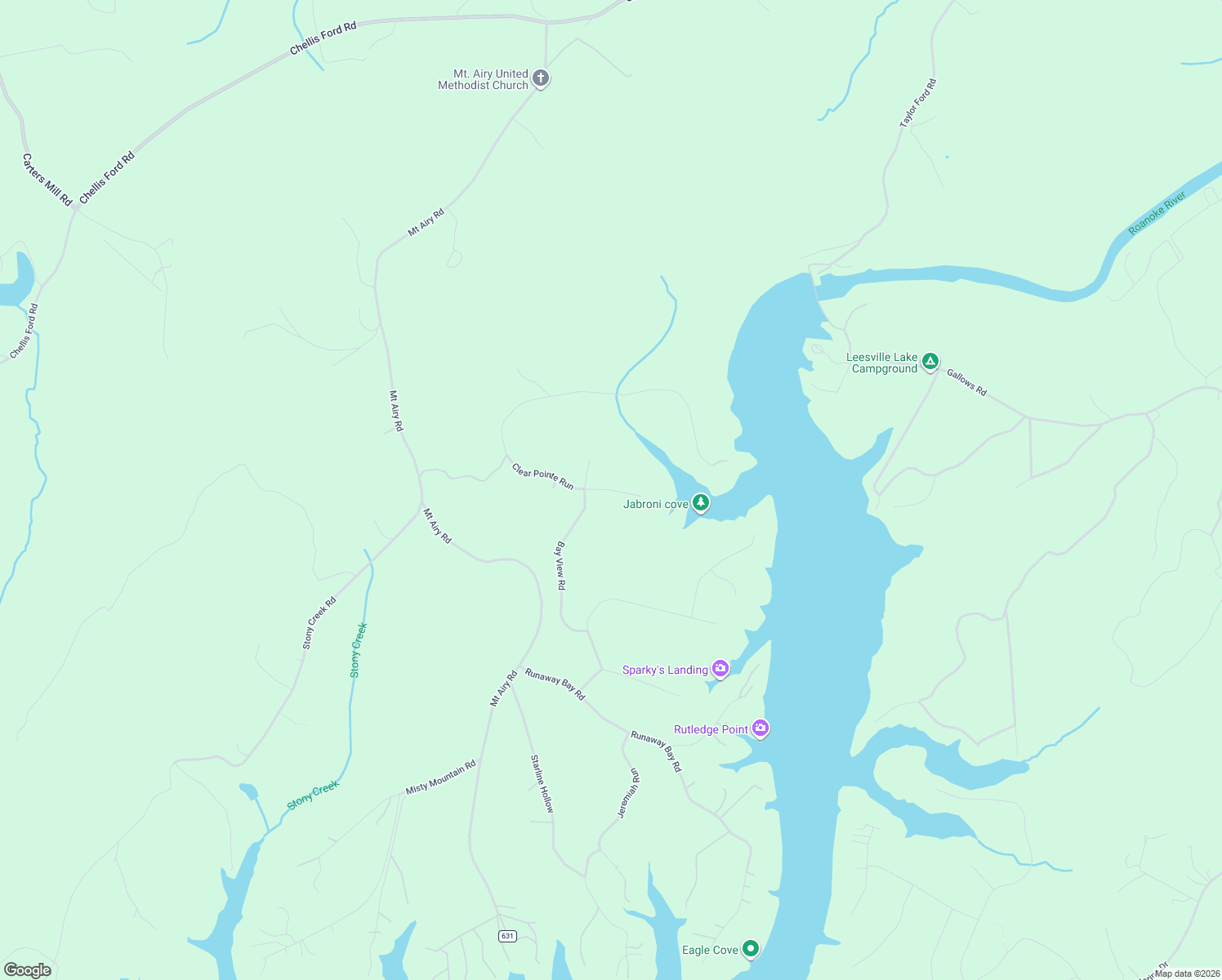 map of restaurants, bars, coffee shops, grocery stores, and more near Waterway Court in Lynch Station