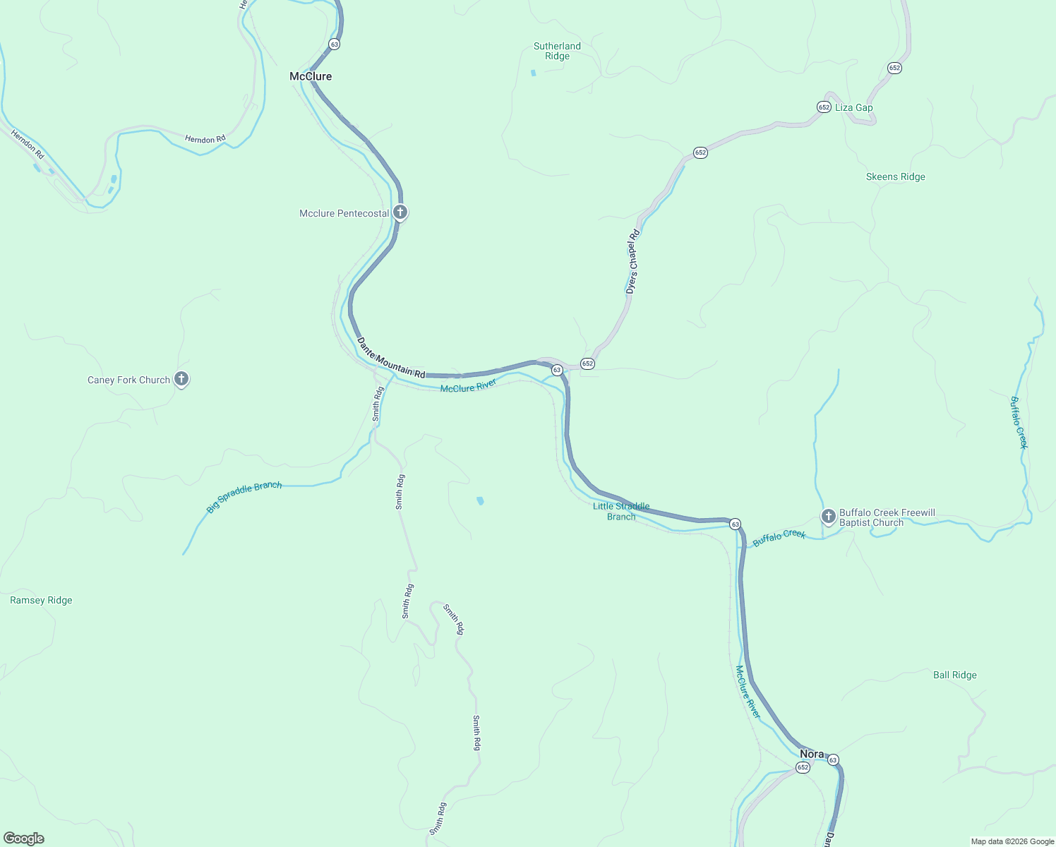 map of restaurants, bars, coffee shops, grocery stores, and more near Lonnies Lane in Clinchco