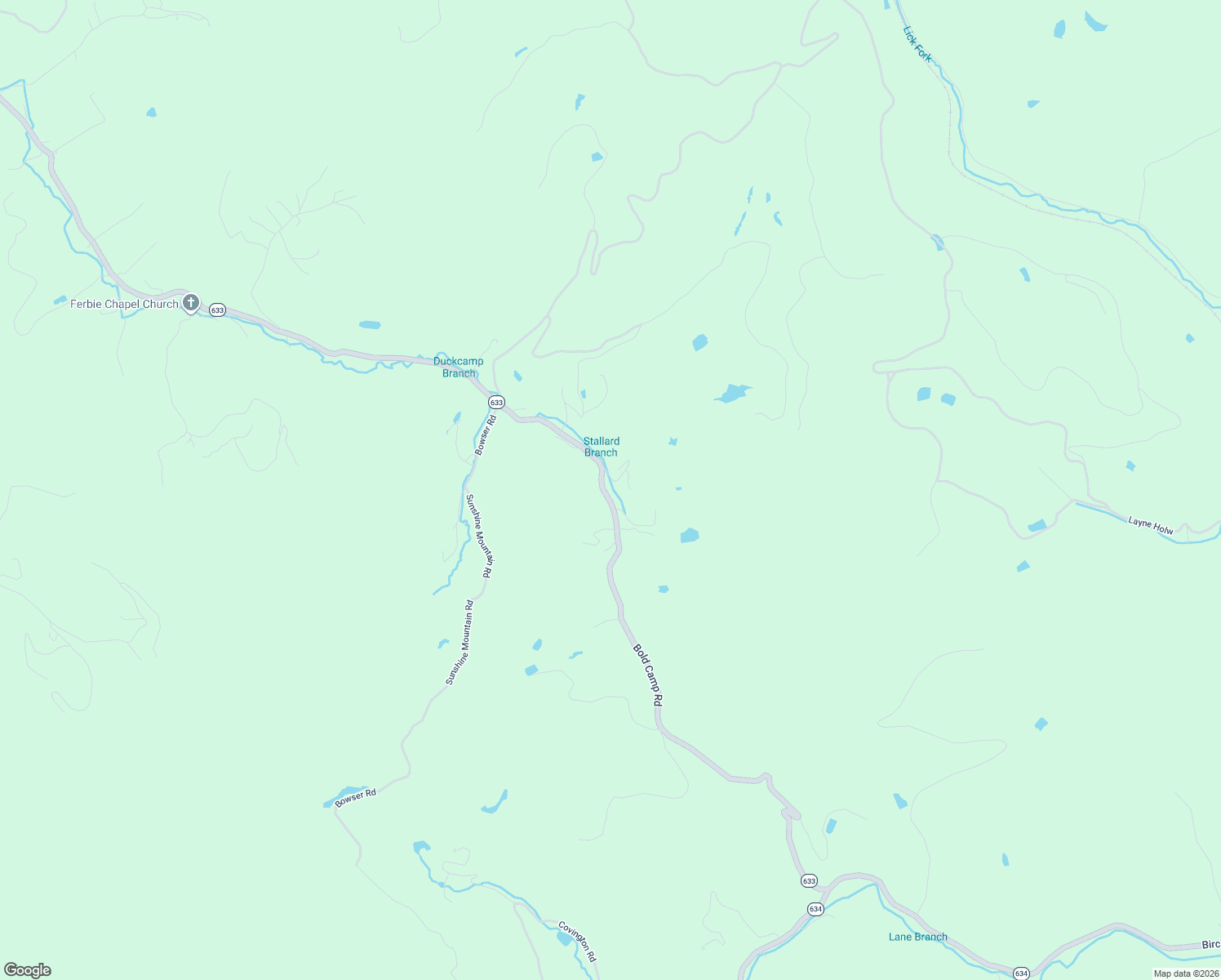 map of restaurants, bars, coffee shops, grocery stores, and more near 9830 McCoy Road in Pound