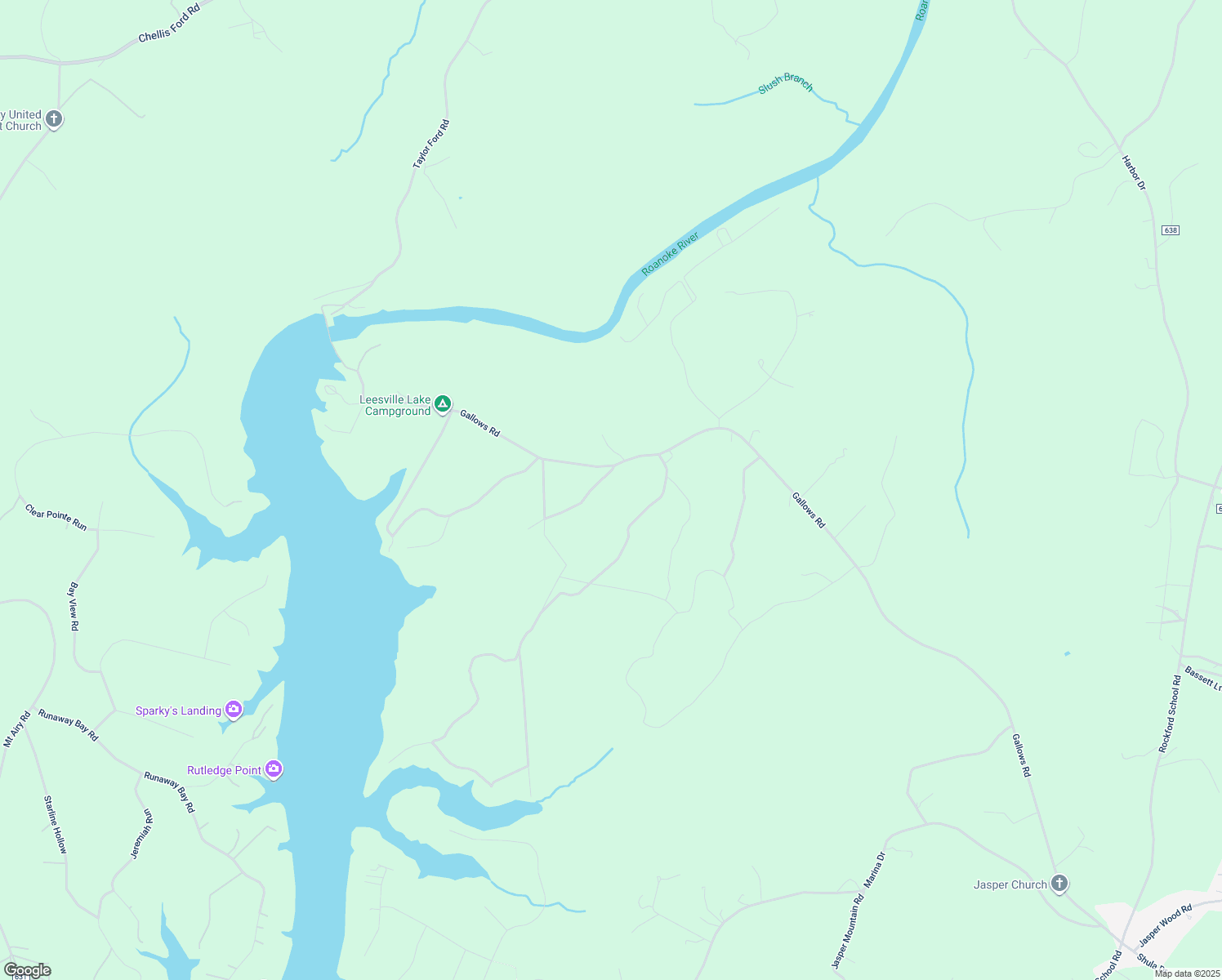 map of restaurants, bars, coffee shops, grocery stores, and more near 2453 Gallows Road in Gretna