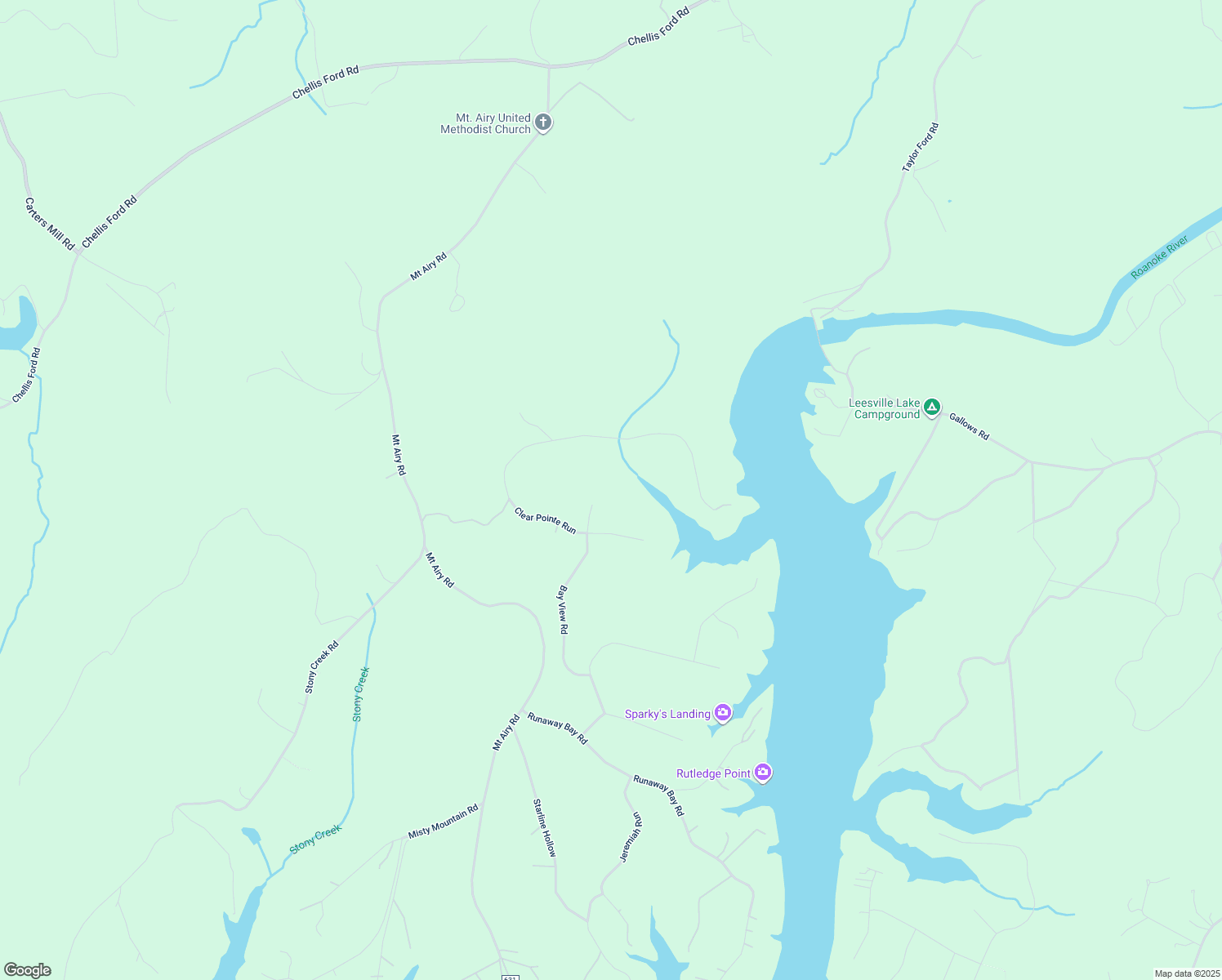 map of restaurants, bars, coffee shops, grocery stores, and more near 571 Bay View Road in Lynch Station