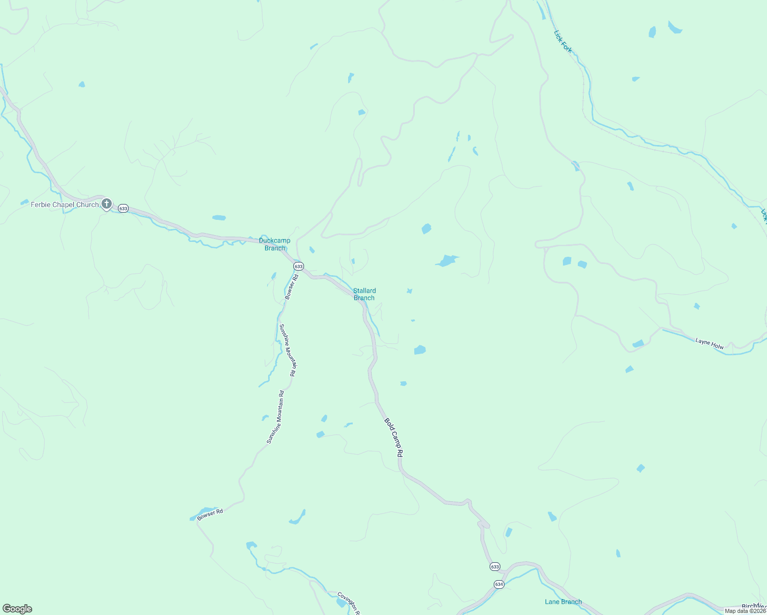 map of restaurants, bars, coffee shops, grocery stores, and more near 9830 McCoy Road in Pound