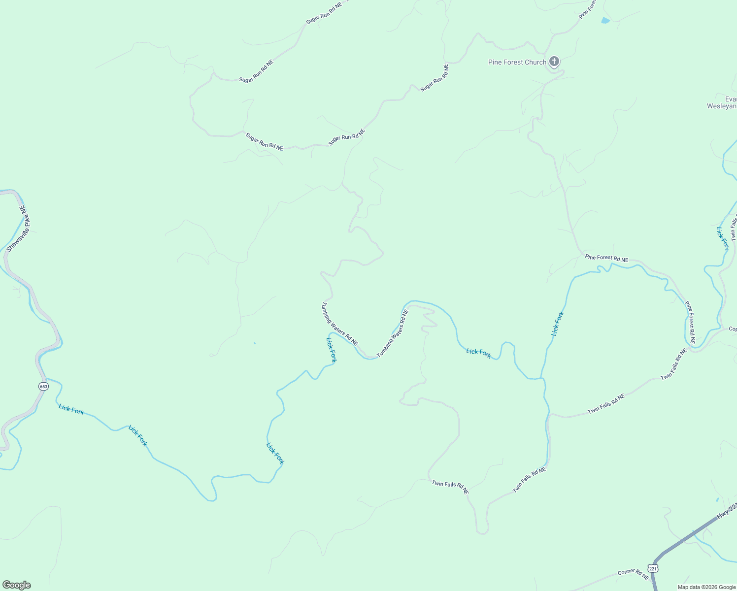 map of restaurants, bars, coffee shops, grocery stores, and more near in Copper Hill