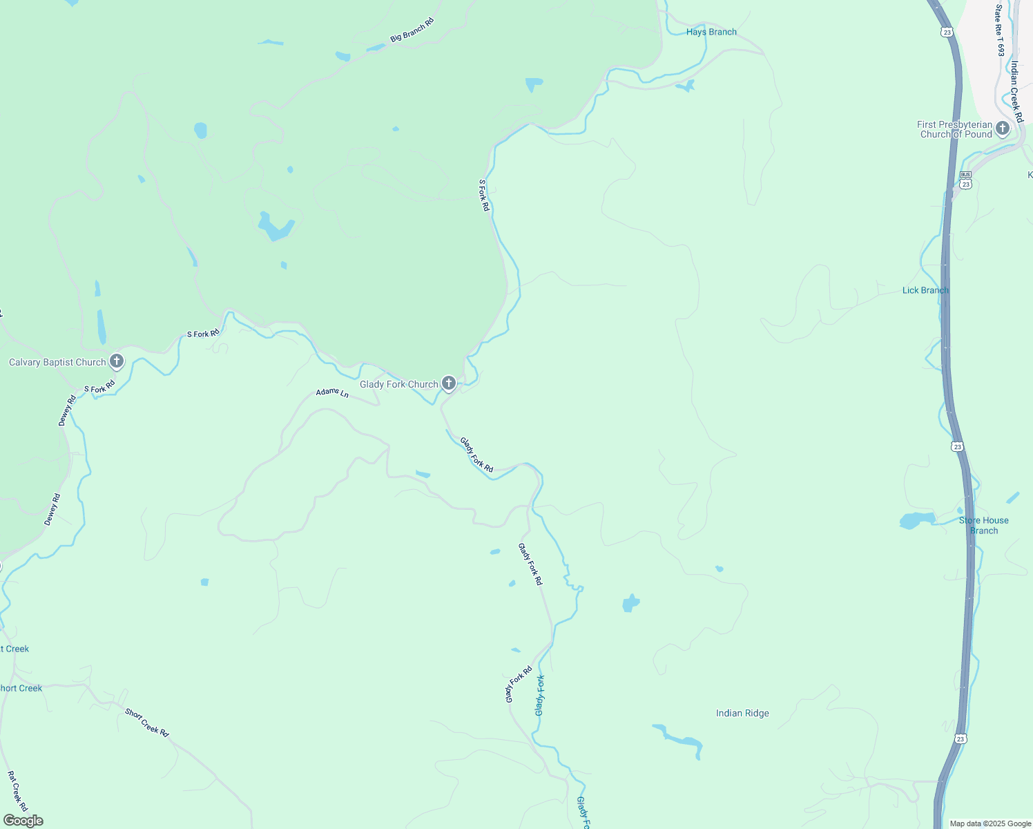 map of restaurants, bars, coffee shops, grocery stores, and more near in Pound