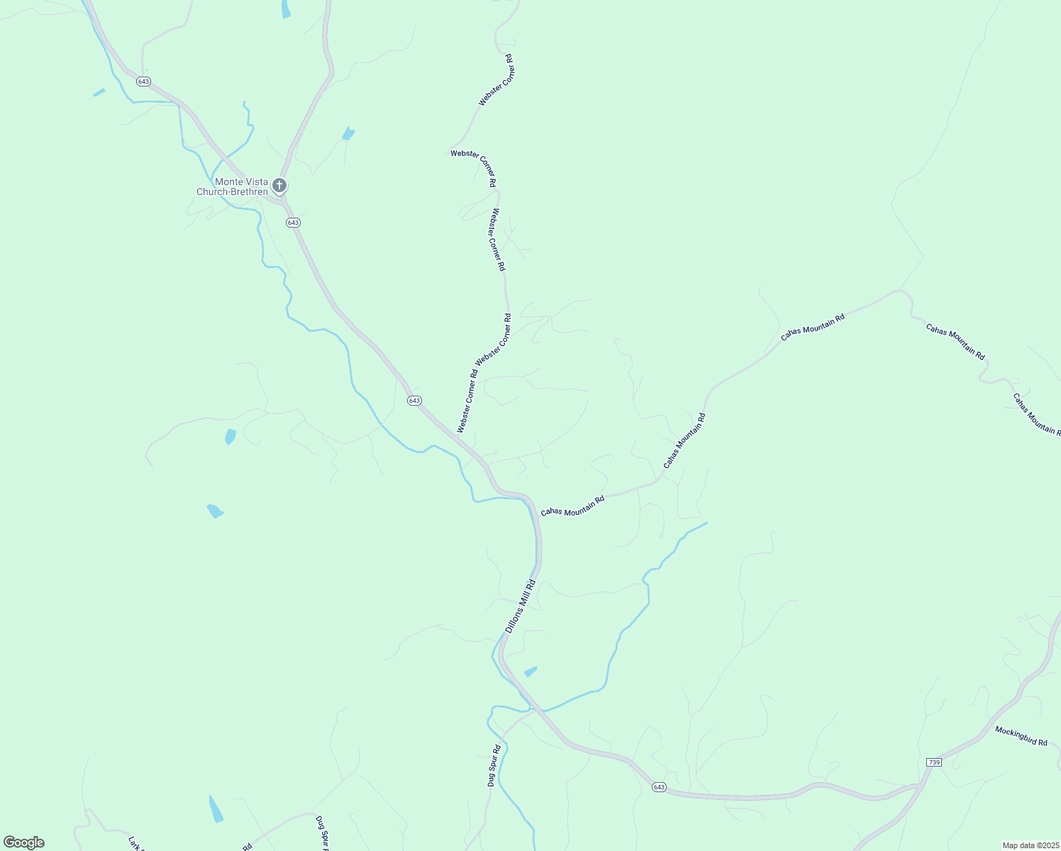 map of restaurants, bars, coffee shops, grocery stores, and more near 211 Spruce Lane in Callaway