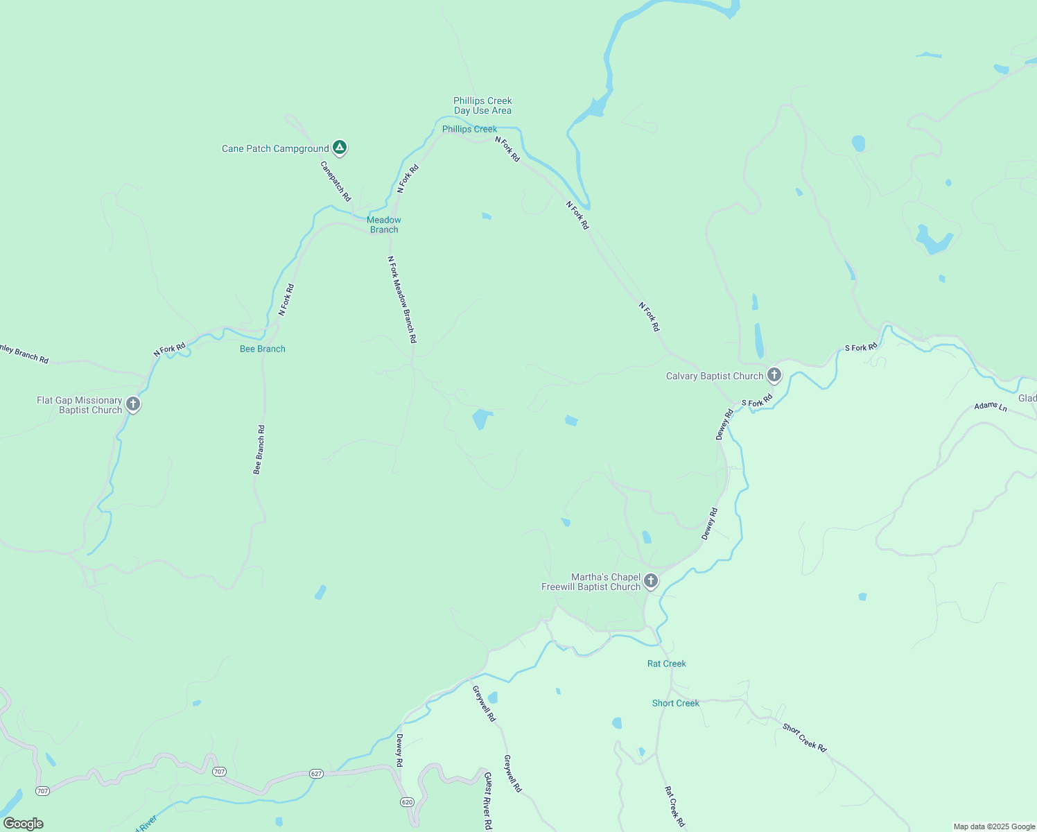 map of restaurants, bars, coffee shops, grocery stores, and more near 6427 Aspen Drive in Pound