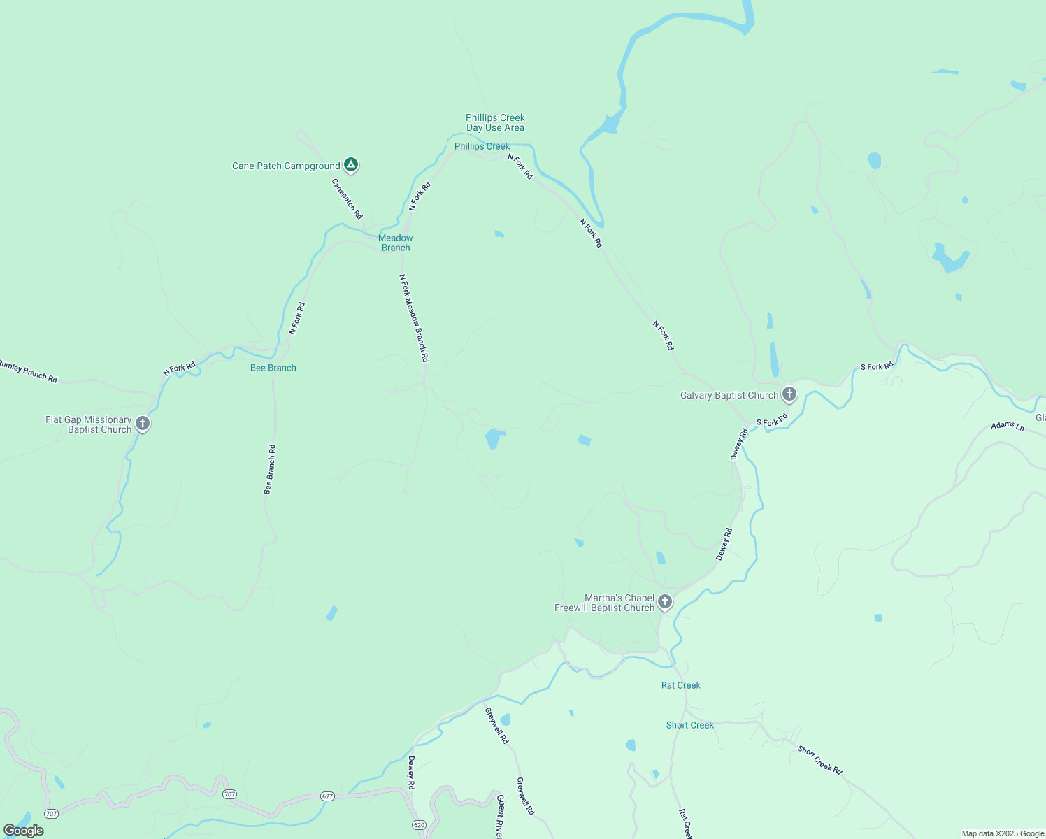 map of restaurants, bars, coffee shops, grocery stores, and more near 6427 Aspen Drive in Pound