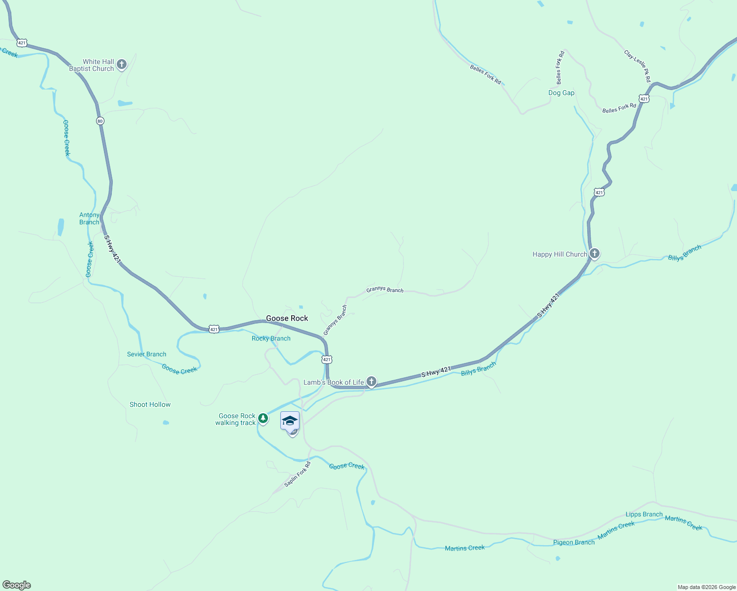 map of restaurants, bars, coffee shops, grocery stores, and more near 100 Stonewall Road in Goose Rock