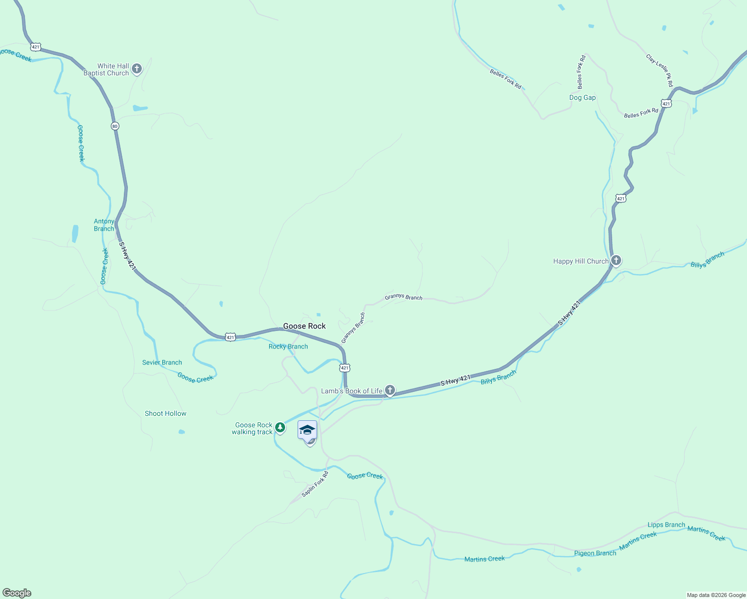 map of restaurants, bars, coffee shops, grocery stores, and more near 100 Stonewall Road in Goose Rock