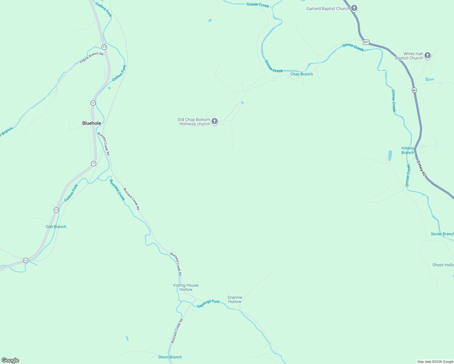 map of restaurants, bars, coffee shops, grocery stores, and more near in Bluehole