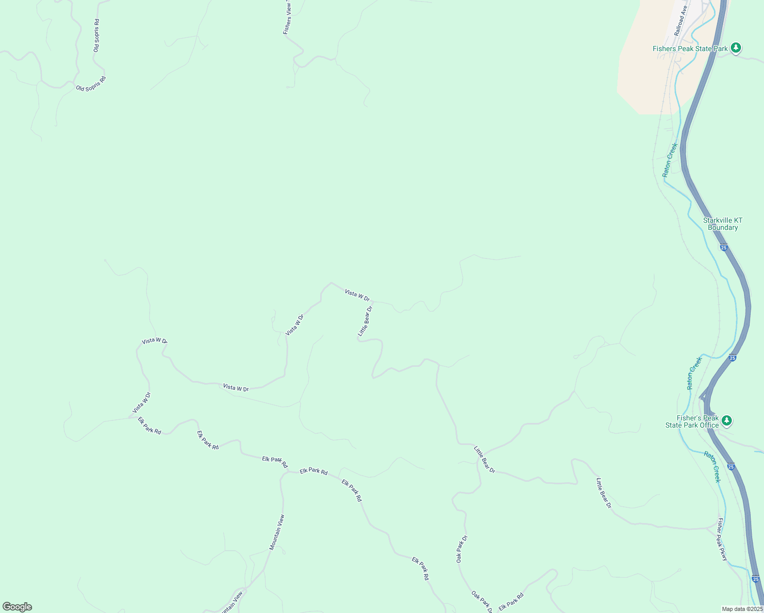 map of restaurants, bars, coffee shops, grocery stores, and more near 33264 Little Bear Drive in Trinidad