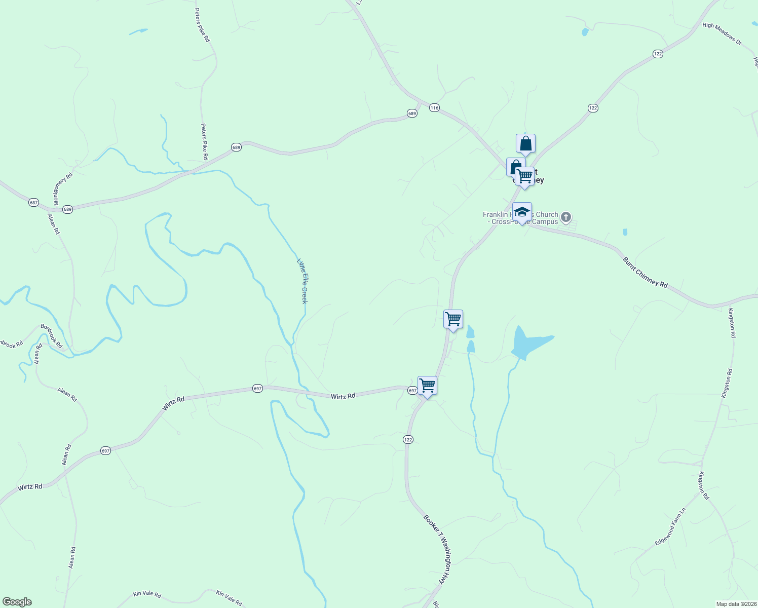 map of restaurants, bars, coffee shops, grocery stores, and more near 2-298 Halsey Court in Wirtz