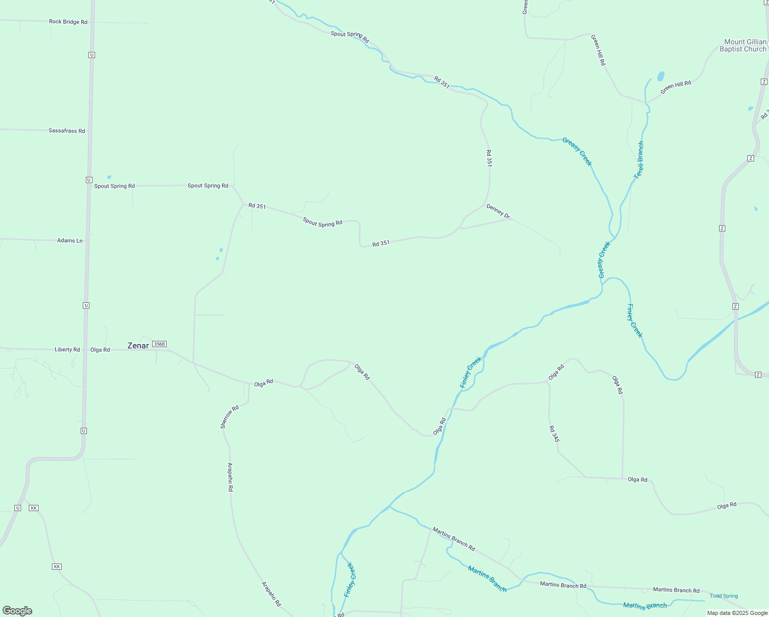 map of restaurants, bars, coffee shops, grocery stores, and more near 1654 Spout Spring Road in Fordland