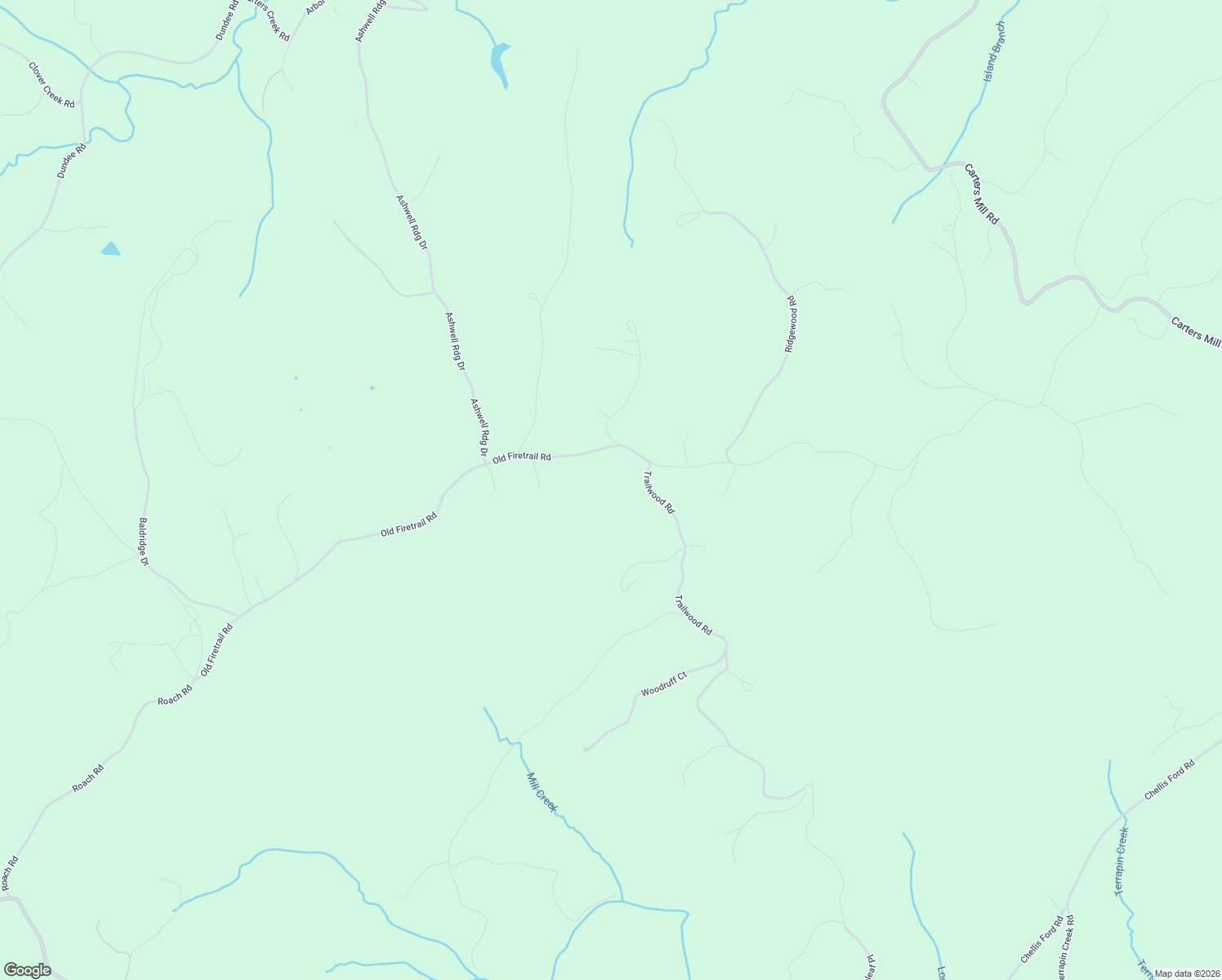 map of restaurants, bars, coffee shops, grocery stores, and more near 1051 Trailwood Road in Huddleston