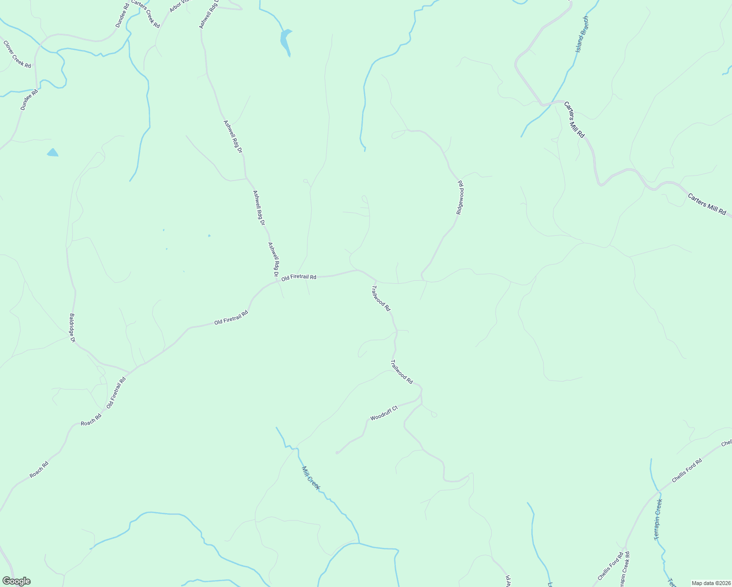 map of restaurants, bars, coffee shops, grocery stores, and more near 1051 Trailwood Road in Huddleston